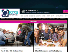 Tablet Screenshot of myq1075.com